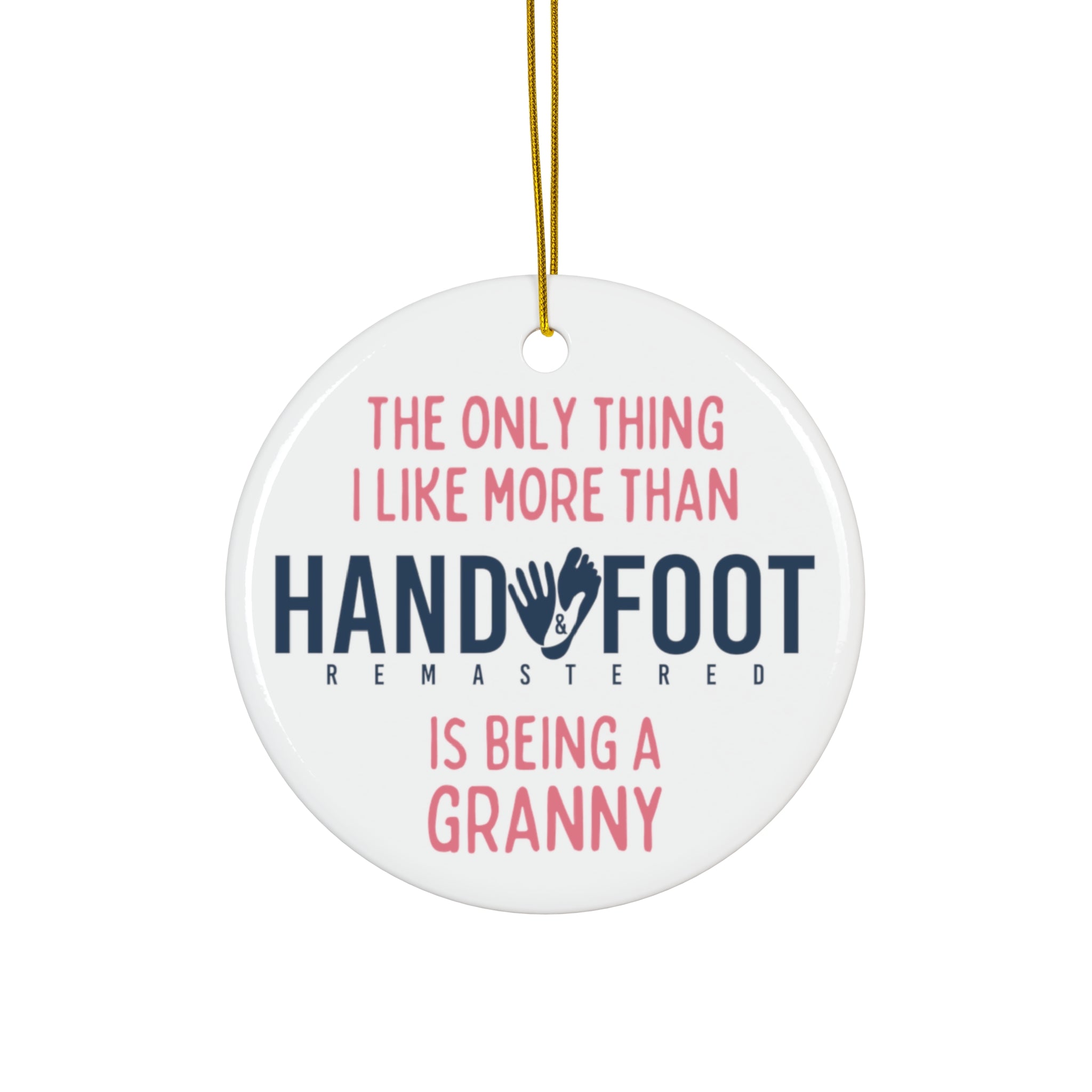 Being a Granny Ceramic Ornament, 3 Shapes
